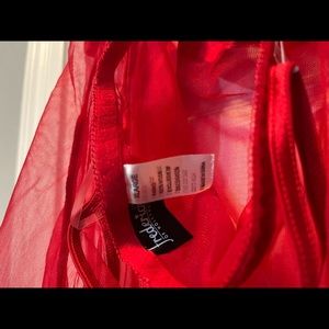 Contrast Lace Split Thigh Slip Night Dress